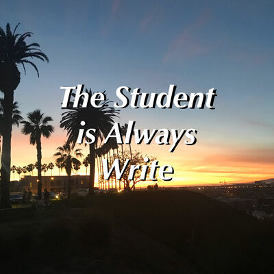Student Is Always Write
